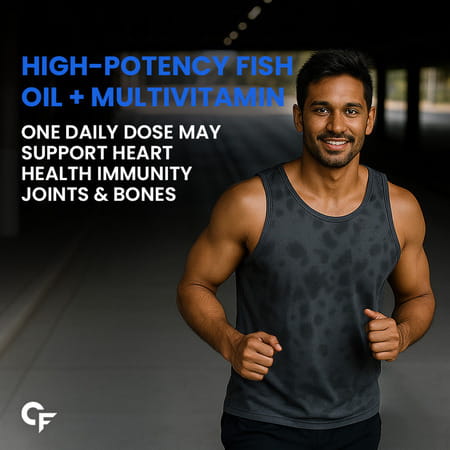 Carbamide Forte Multivitamin | Daily Immunity | Heart | Brain | 60 Tablet + 60 Softgel Capsule