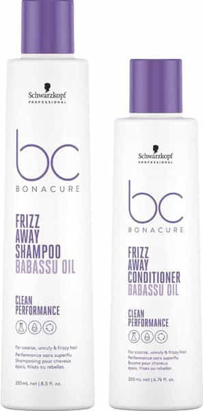 Schwarzkopf Professionals Bonacure Frizz Away Shampoo 250Ml + Conditioner 200Ml