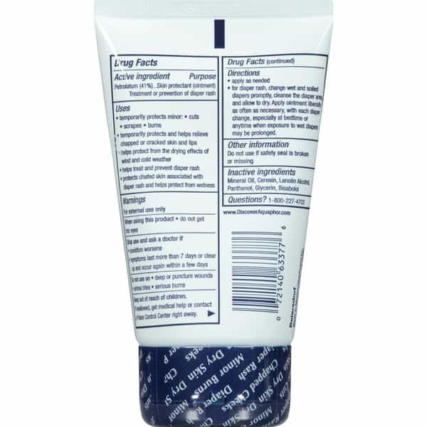 Aquaphor Baby Healing Oinment Skin Protectant Reliefs Diaper Rash 3 Oz 85 Gm