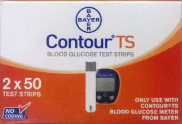 Contour Ts Blood Glucose100's Test Strip