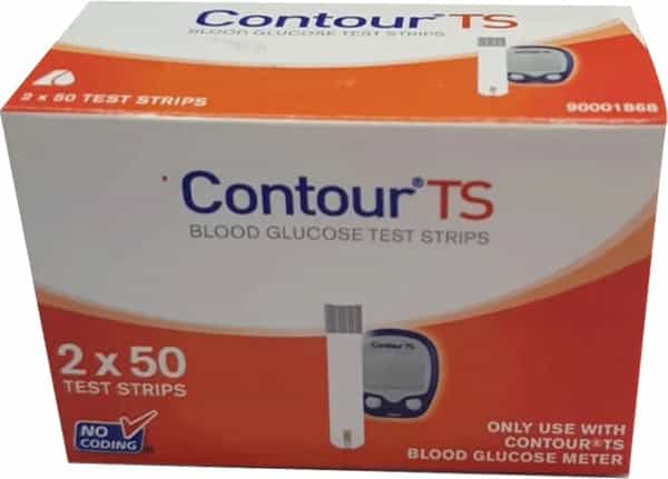 Contour Ts Blood Glucose100's Test Strip