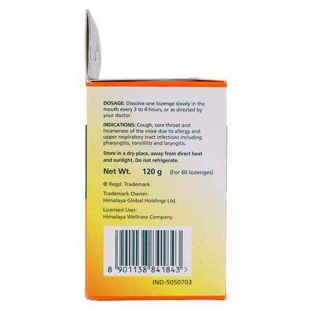 Himalaya Koflet Sf Orange Flavour Strip Of 6 Lozenges