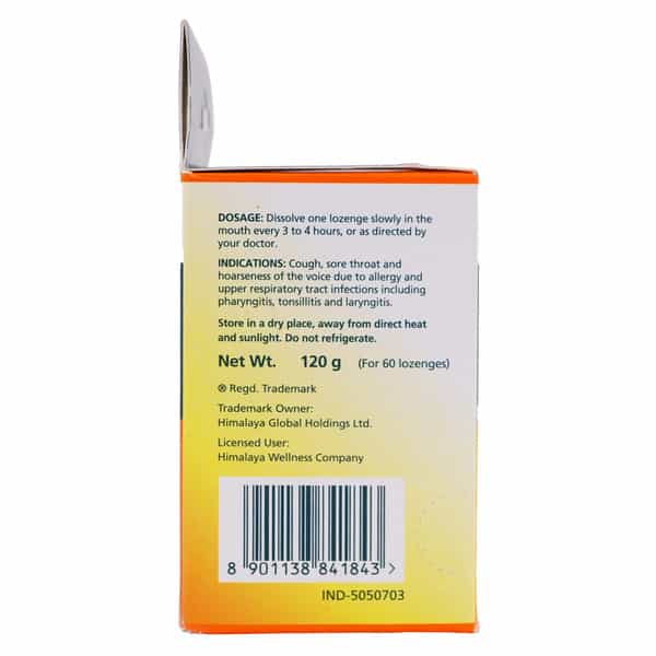 Himalaya Koflet Sf Orange Flavour Strip Of 6 Lozenges