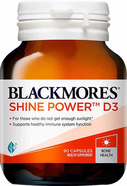 Blackmores - Shine Power D3| Supports Bone Health|- Coq10 150 Mg|Boost Cellular Energy| (Pack Of 2)