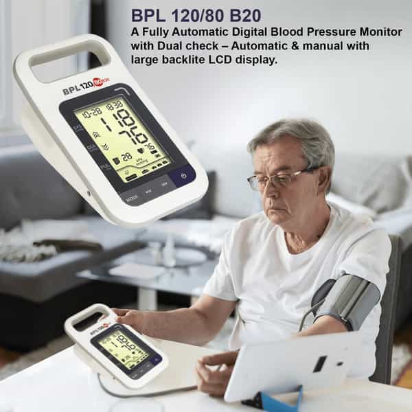 Bpl Medical Technologies 120/80 B20 Blood Pressure Monitor (White)