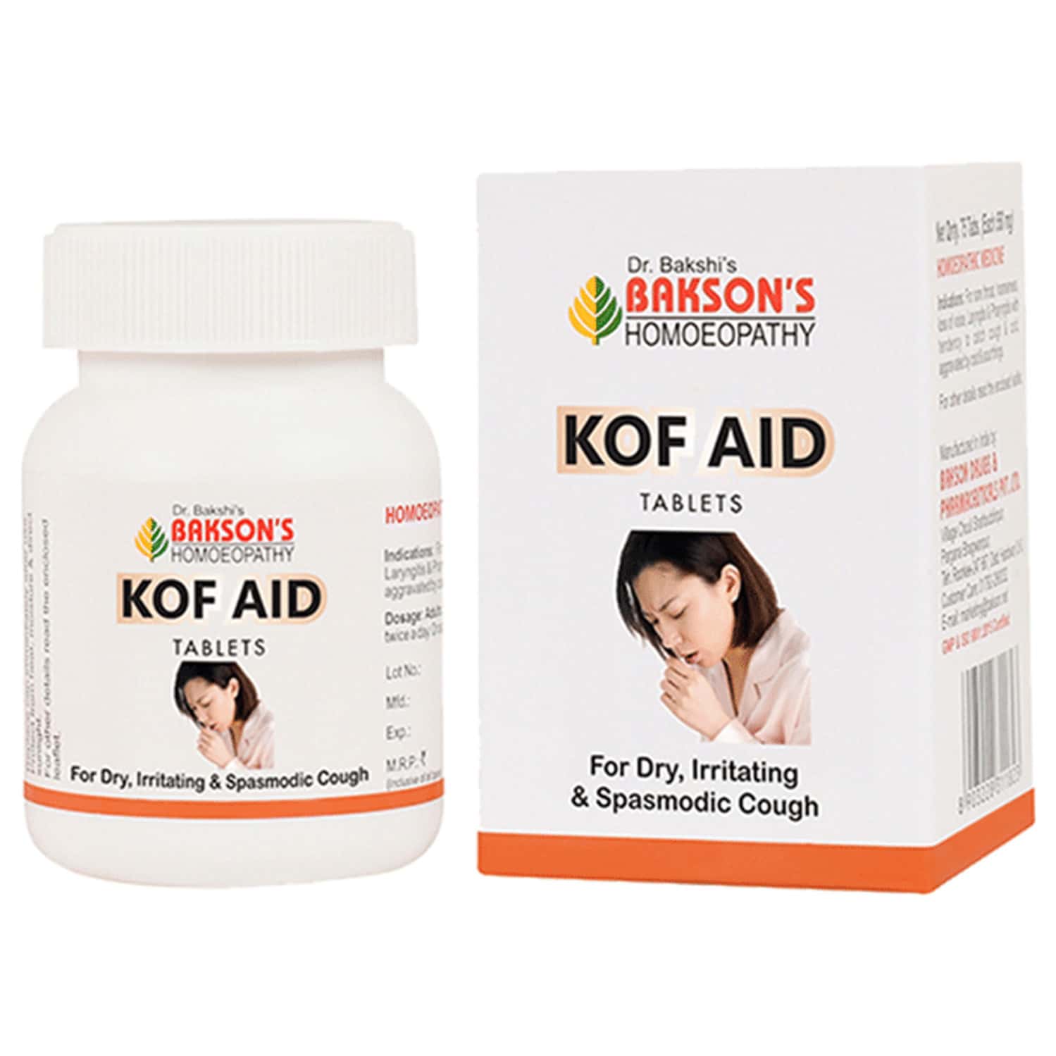 Baksons Homoeopathy Kof Aid Tablet 75 No's