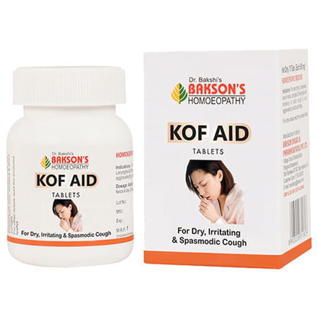 Baksons Homoeopathy Kof Aid Tablet 75 No'S