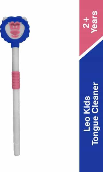 Buddsbuddy Kids Leo Tongue Cleaner 1Pc - Blue