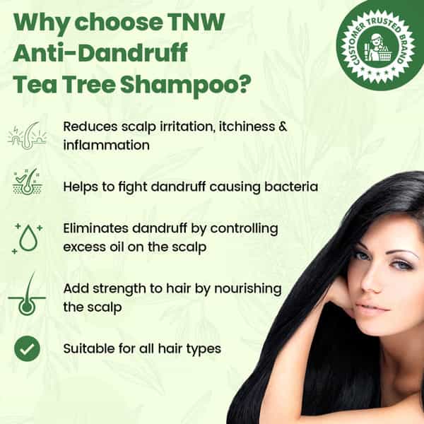 Tnw The Natural Wash Tea Tree Shampoo For Dandruff - 200 Ml