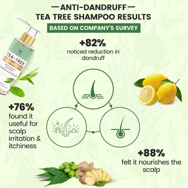 Tnw The Natural Wash Tea Tree Shampoo For Dandruff - 200 Ml