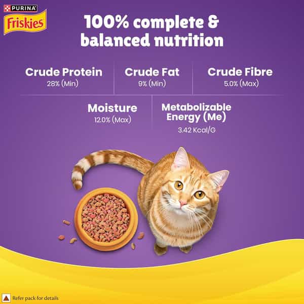 Purina | Friskies Surfin Favourites Adult Dry Cat Food | 1Kg