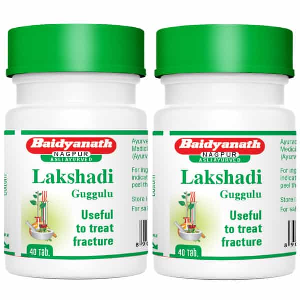 Baidyanath Asli Ayurved Lakshadi Guggulu 40 Tablets (Pack Of 2)