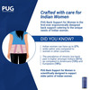 Pug Back Support For Women | Ergonomically Designed | 27% Wider Back Support | Candy Floss Pink