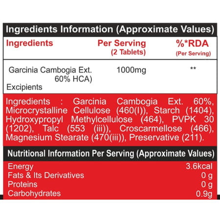 Pharmgrade Healthy Living Garcinia 60tabs Red Series