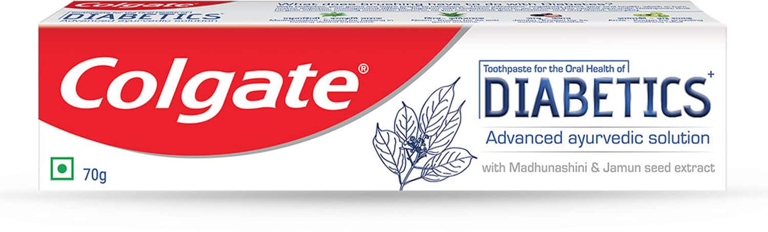 Colgate Toothpaste For Diabetics 70g Advanced Ayurvedic Solution