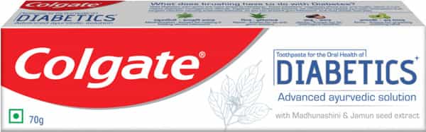 Colgate Toothpaste For Diabetics 70G Advanced Ayurvedic Solution