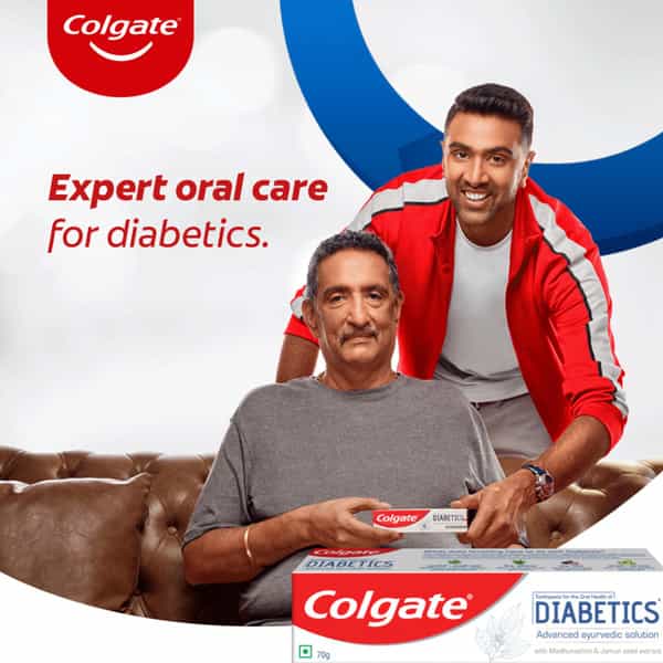 Colgate Toothpaste For Diabetics 70G Advanced Ayurvedic Solution