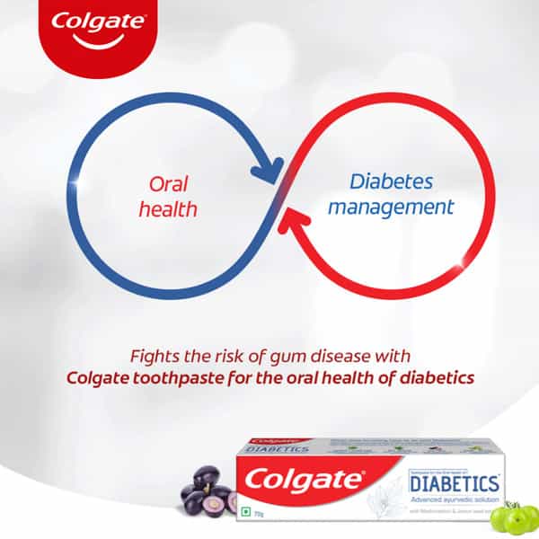 Colgate Toothpaste For Diabetics 70G Advanced Ayurvedic Solution