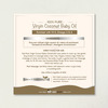 Nat Habit Pure Virgin Coconut Baby Massage Oil For Skin & Hair | 200Ml
