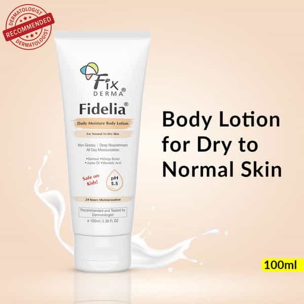 Fixderma Fidelia Daily Moisture Body Lotion With Jojoba Oil Oatmeal - 100 Ml