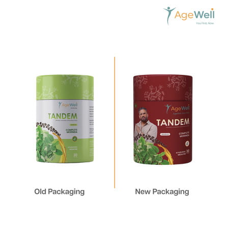 Age Well Tandem Moringa Nutrition Supplement - Antioxidant & Wellness Support | 60 Capsules
