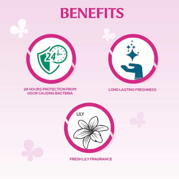 New Spinz Mystic White Perfumed Deo For Women,Fresh Lily Fragrance For Long Lasting Freshness,200Ml