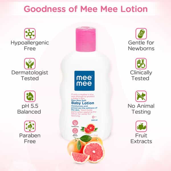 Meemee Chamomile Baby Lotion (200 Ml)