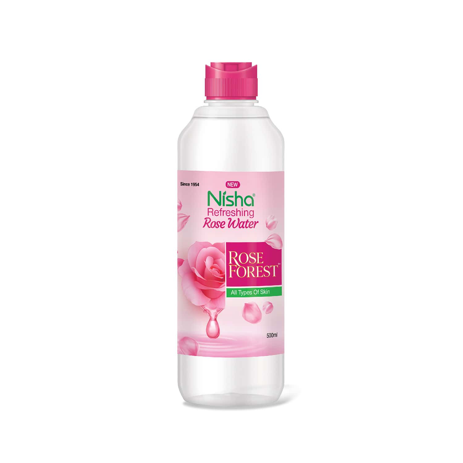 Nisha Refreshing Rose Water For Face 500ml | Rose Water Face Toner For All Skin Types