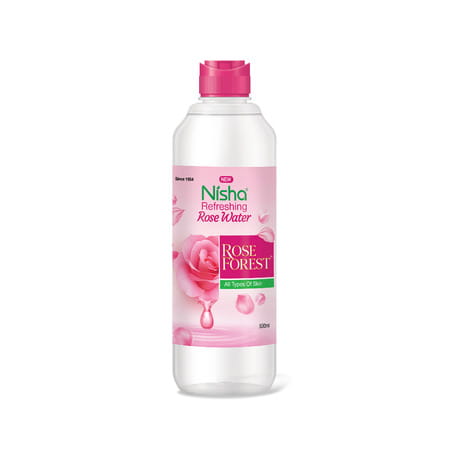 Nisha Refreshing Rose Water For Face 500ml | Rose Water Face Toner For All Skin Types