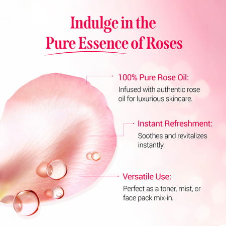 Nisha Refreshing Rose Water For Face 500ml | Rose Water Face Toner For All Skin Types