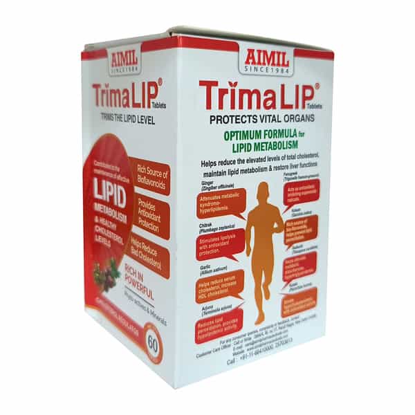 Aimil Trimalip | 60 Tablets | Improve Lipid Metabolism & Healthy Cholesterol Levels