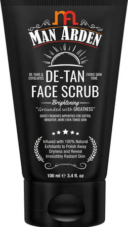 Man Arden Sunlit Grooming Combo-Face Scrub +Sunscreen +Peel Off Mask (100ml Each)