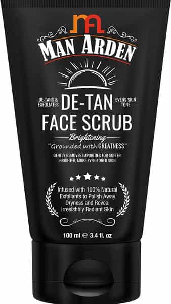 Man Arden Sunlit Grooming Combo-Face Scrub +Sunscreen +Peel Off Mask (100Ml Each)