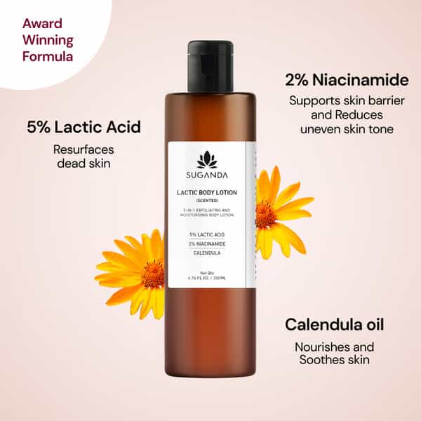 Suganda Lactic Body Lotion Scented 200Ml