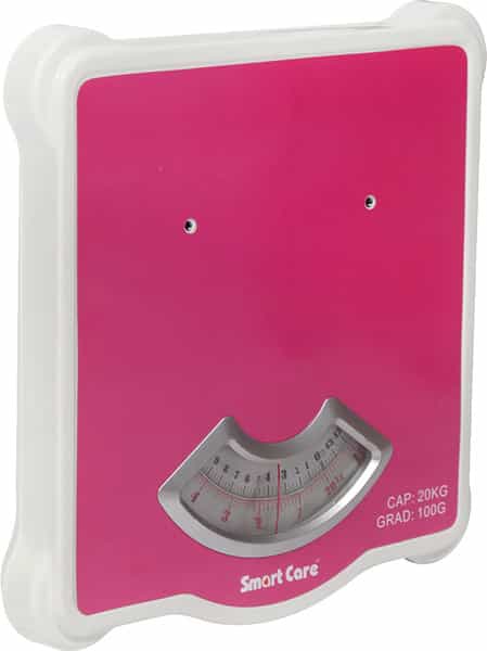 Smart Care Multi-Function Analog Baby Scale Measure Infant Capacity Pink