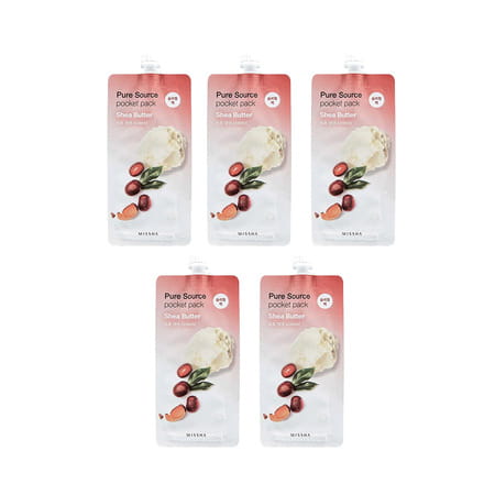 Missha Pure Source Pocket Pack (Shea Butter) - Pack Of 5