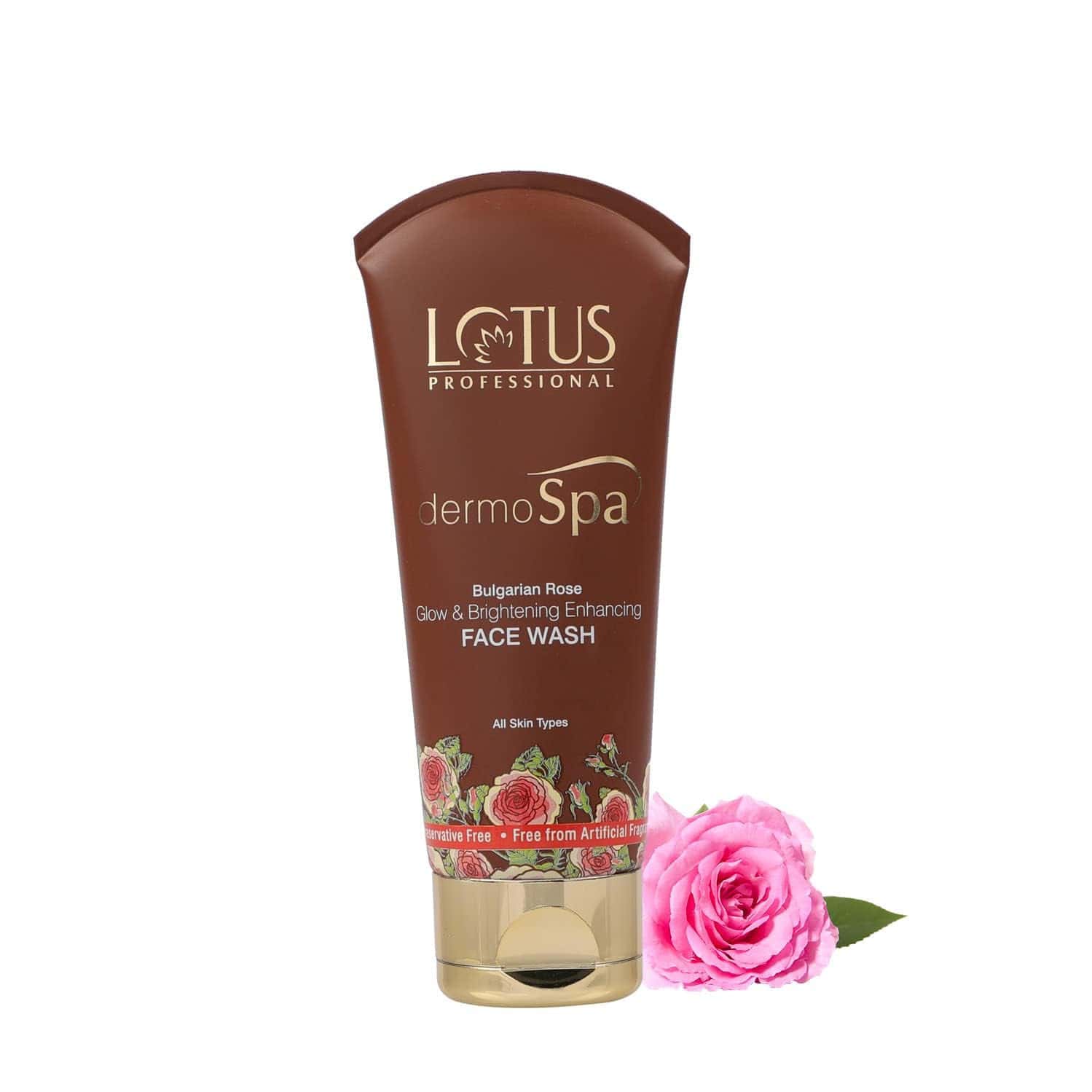 Lotus Professional Dermospa Bulgarian Rose Glow & Brightening Enhancing Face Wash80g