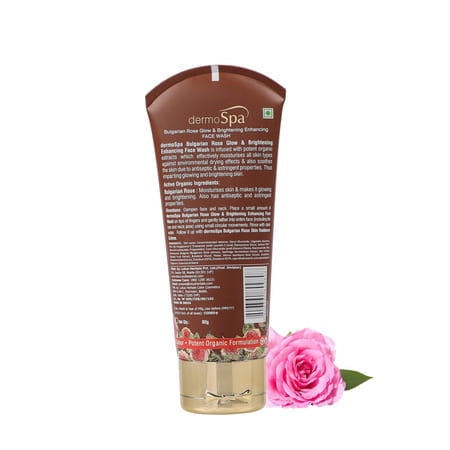 Lotus Professional Dermospa Bulgarian Rose Glow & Brightening Enhancing Face Wash80g