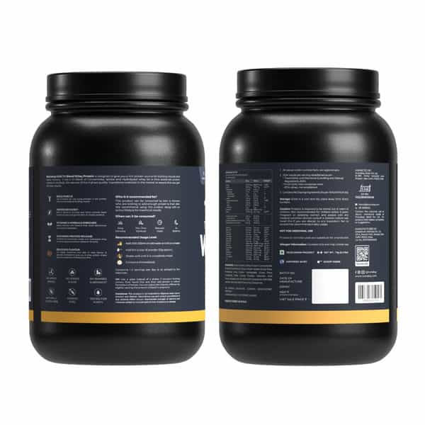 Nutrabay Gold Tri-Blend Whey Protein Cafe Mocha - 1Kg