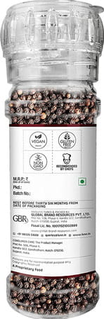 Lunn Black Peppercorn Grinder 50g (Pack Of 2)