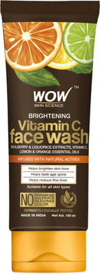 Buy WOW SKIN SCIENCE VITAMIN C FACE WASH TUBE - 100 ML Online ...