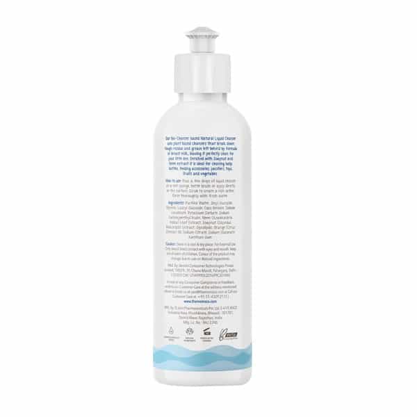 The Moms Co Natural Liquid Cleanser Neem & Soapnut Ext & Orange Fragrance 300Ml