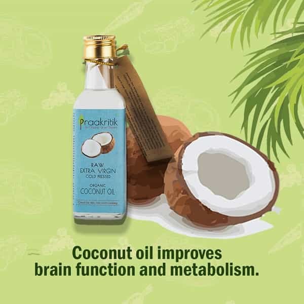 Praakritik Organic Extra Virgin Coconut Oil 100 Ml