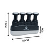 Healthtrek Adjustable Finger Gripper For Musician (Pack Of 1 | Black)