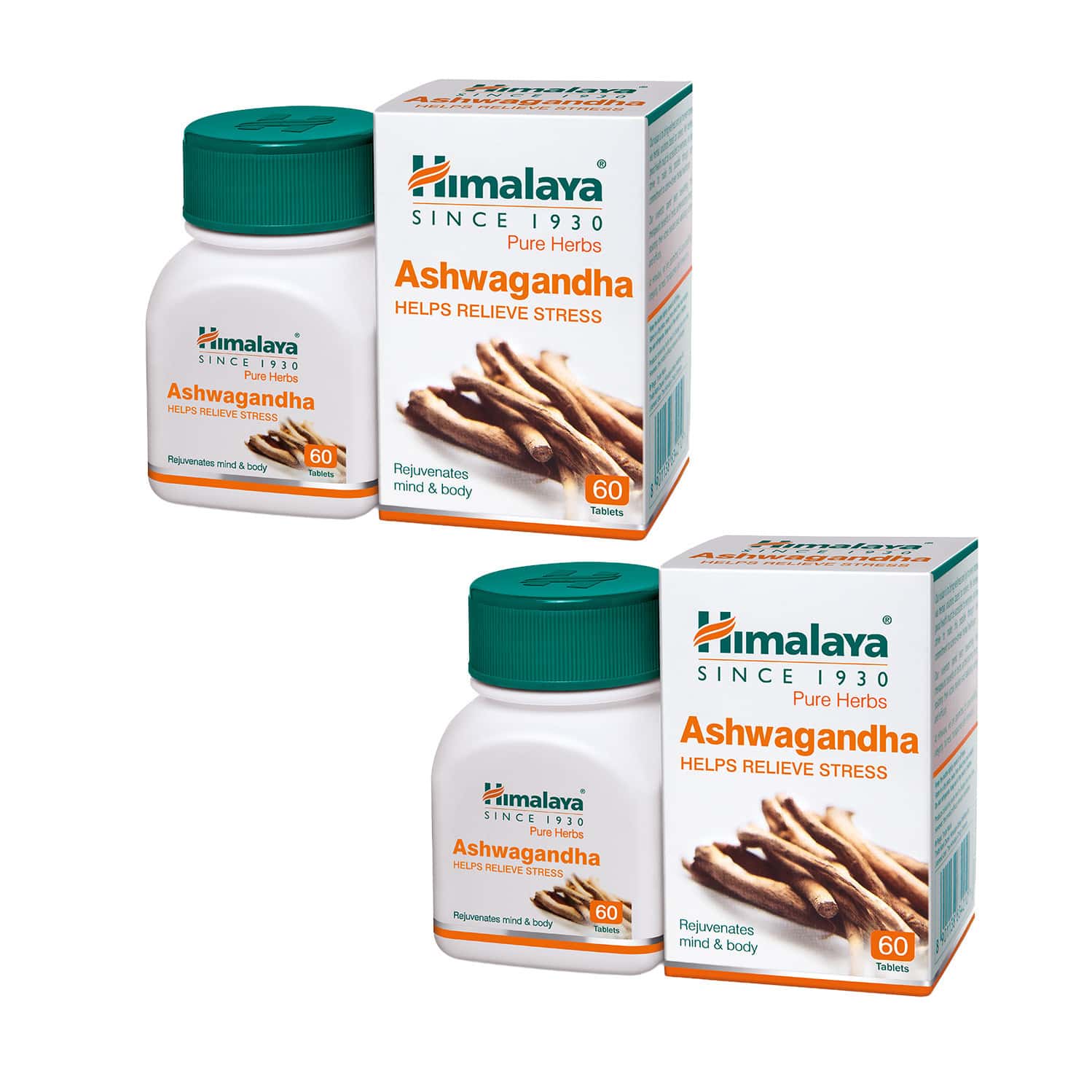 Himalaya Wellness Pure Herbs Ashvagandha Cap (pack Of 2)