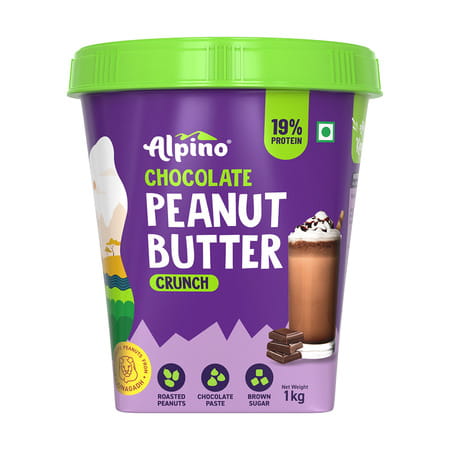 Alpino Chocolate Peanut Butter Crunch Jar 1 Kg
