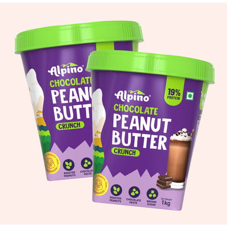 Alpino Chocolate Peanut Butter Crunch Jar 1 Kg