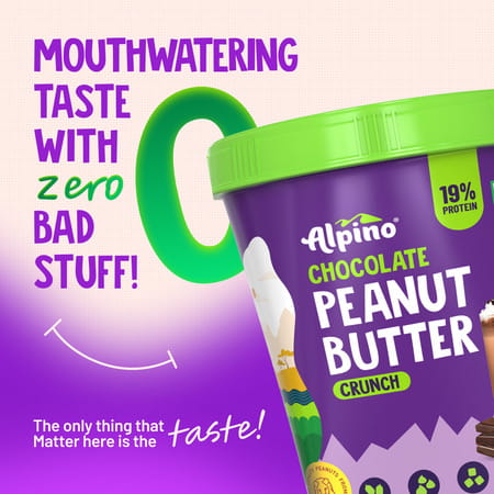 Alpino Chocolate Peanut Butter Crunch Jar 1 Kg