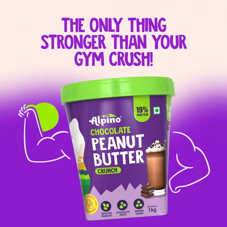 Alpino Chocolate Peanut Butter Crunch Jar 1 Kg