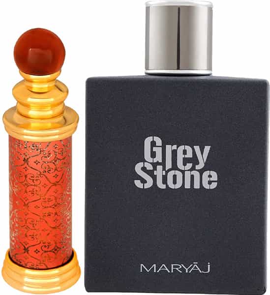 Ajmal Classic Oud Cp Oudh 10Ml For Unisex And Maryaj Grey Stone Edp 100Ml For Men